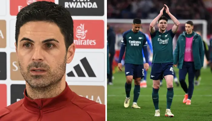 Arteta và học trò Rice