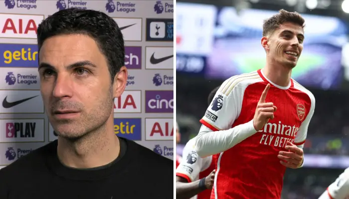 Arteta và trò cưng Havertz