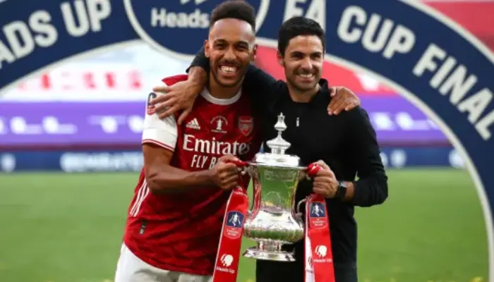 Aubameyang và Arteta