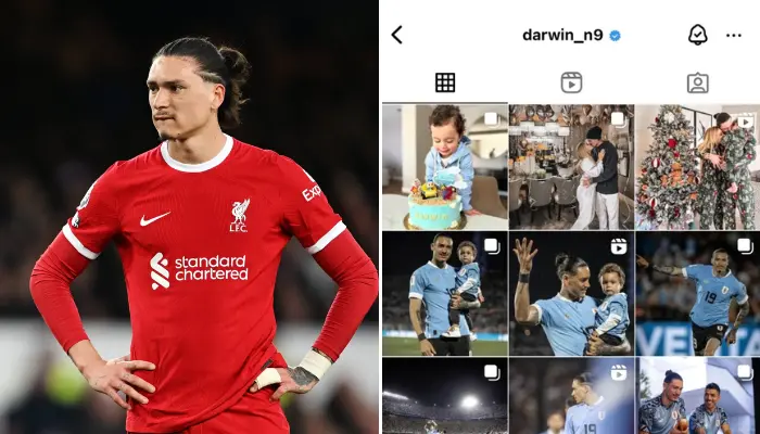 Nunez đã xóa toàn bộ ảnh liên quan đến Liverpool trên Instagram.