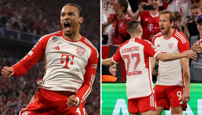 Sane và Kane thay nhau lập công, giúp Bayern xoay chuyển cục diện trận đấu ở hiệp 2.