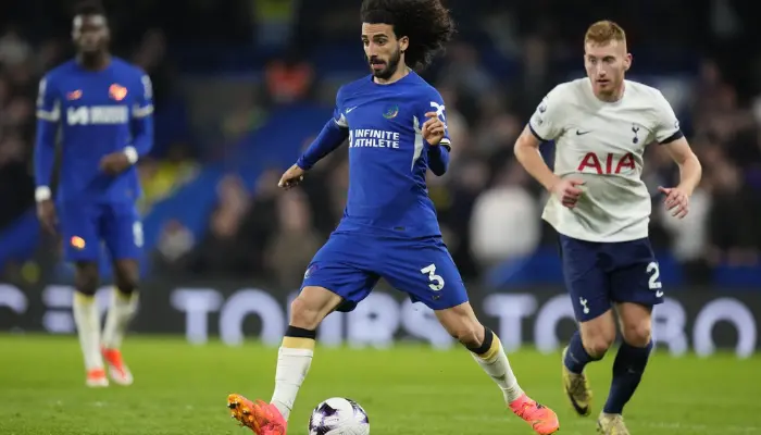 Cucurella chính là cầu thủ xuất sắc nhận trận derby London sáng nay.