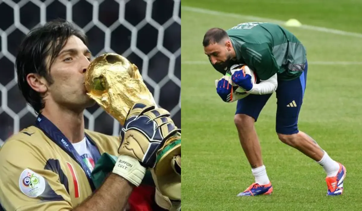 Buffon và Donnarumma