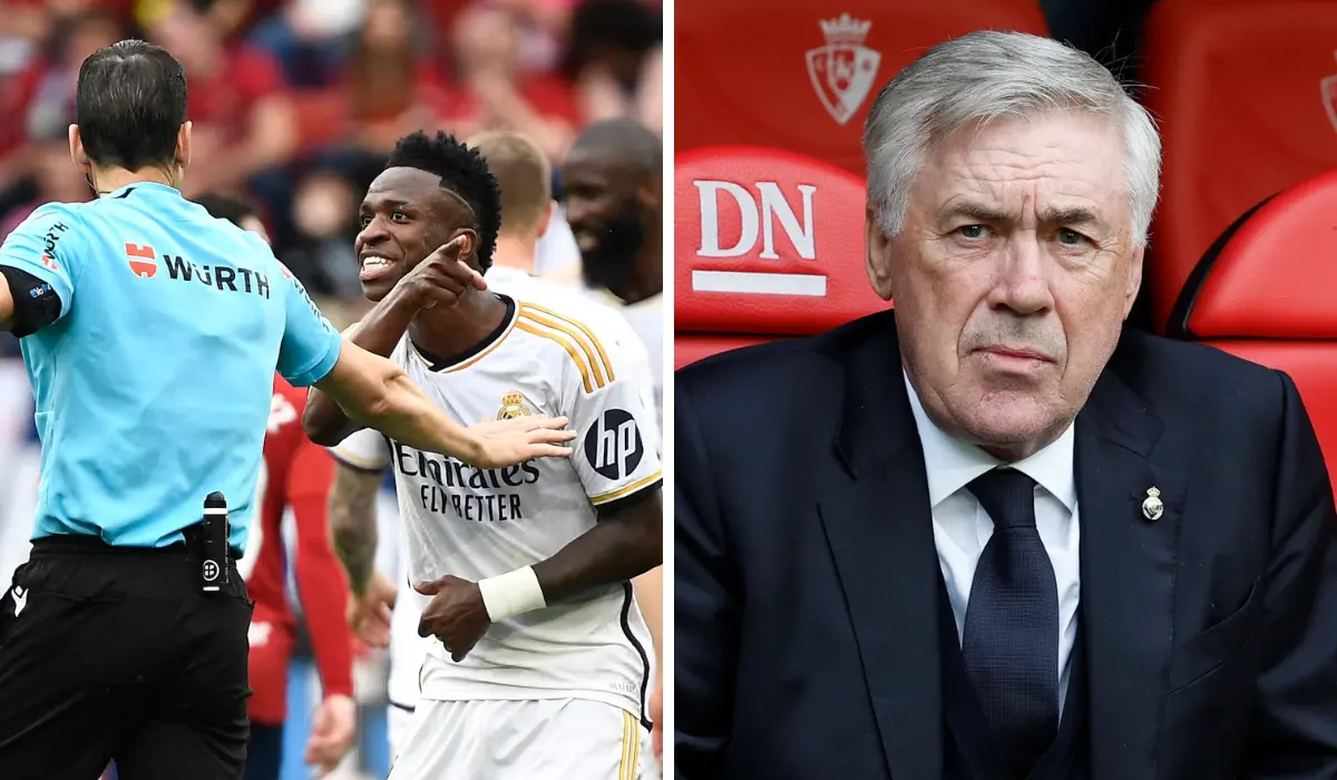 HLV Ancelotti 'nghiêm khắc' với Vinicius trong ngày lập kỷ lục với Real Madrid