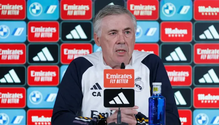 HLV Ancelotti xác nhận bộ đôi Militao và Courtois có thể trở lại trước khi mùa giải khép lại.