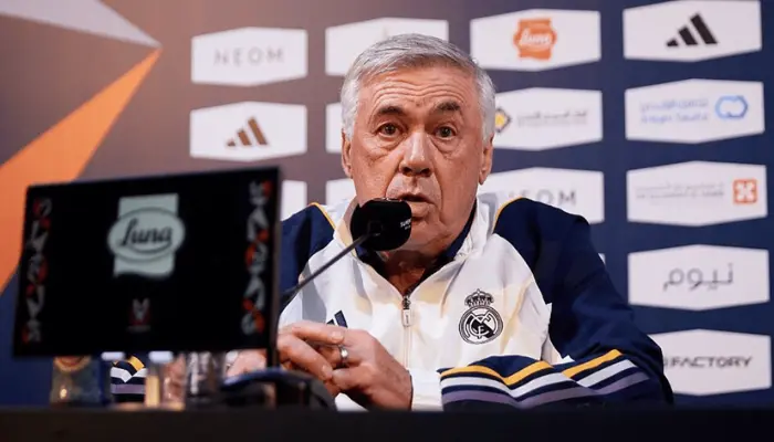 HLV Carlo Ancelotti Siêu cúp Tây Ban Nha