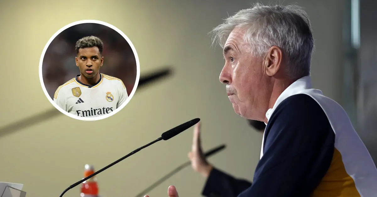 Rodrygo rời sân tập, HLV Ancelotti lên tiếng trấn an người hâm mộ trước trận Derby Madrid khó khăn