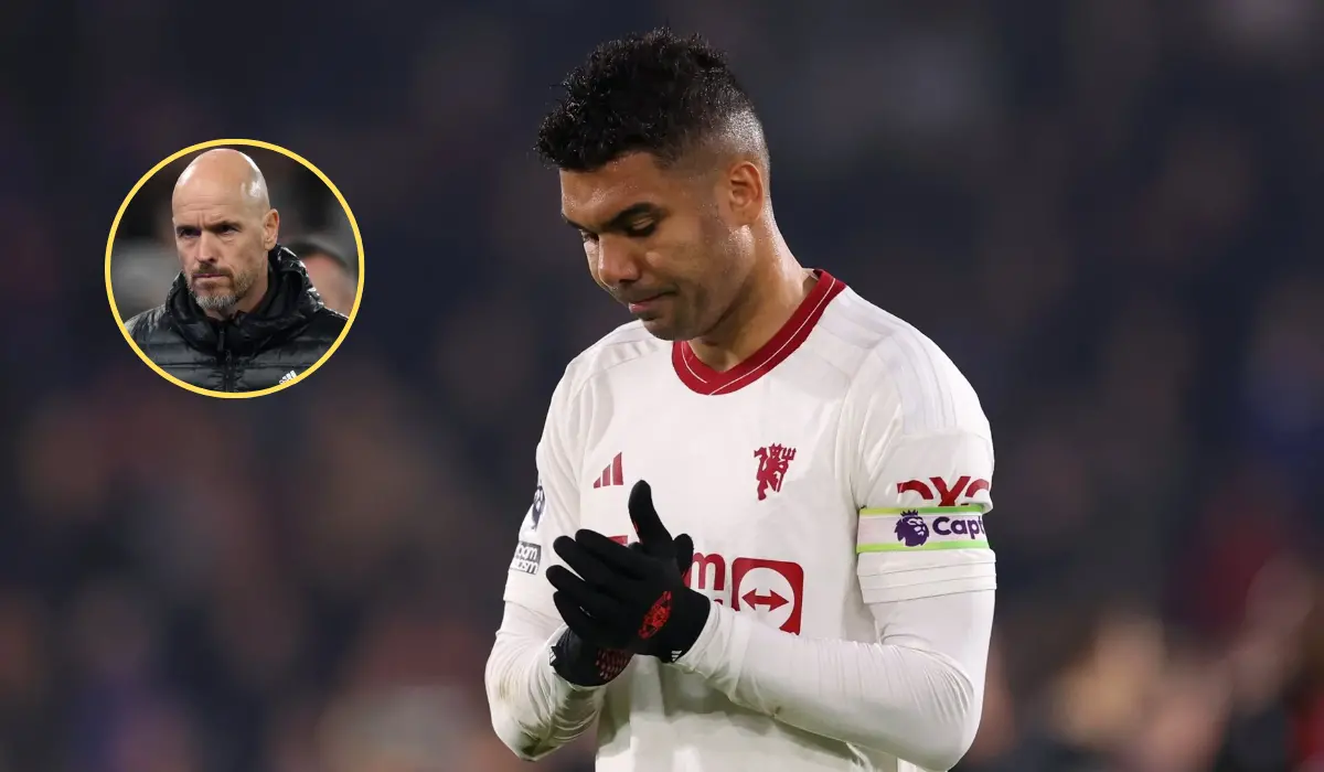 Ten Hag có phản ứng 'không thể ngờ tới' với màn trình diễn tệ hại của Casemiro