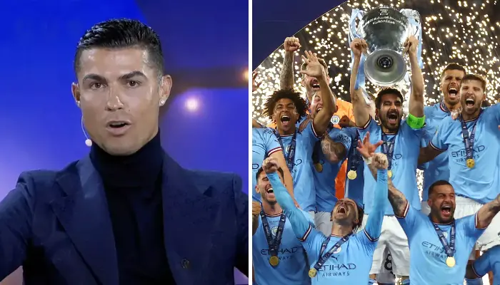 Cầu thủ Ronaldo và tập thể Man City