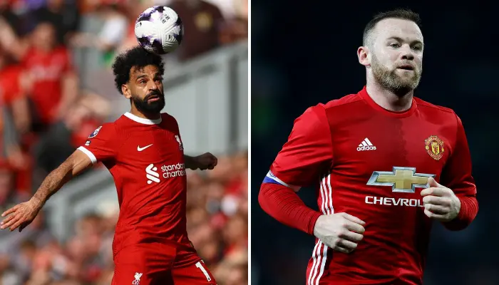 Cầu thủ Salah và Rooney