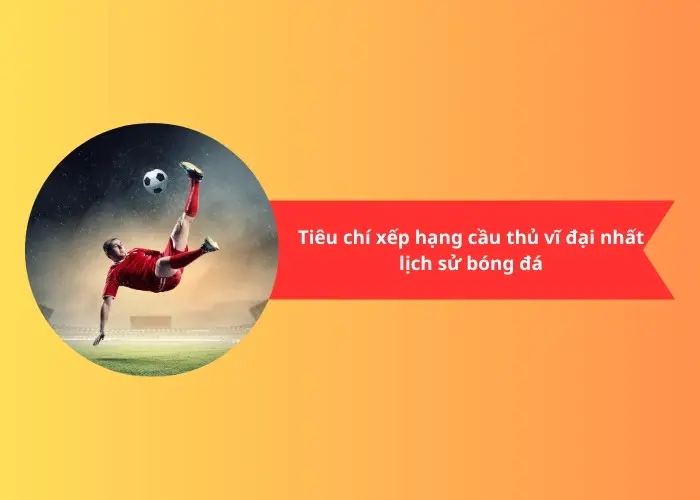 Tiêu chí xếp hạng cầu thủ vĩ đại nhất lịch sử bóng đá