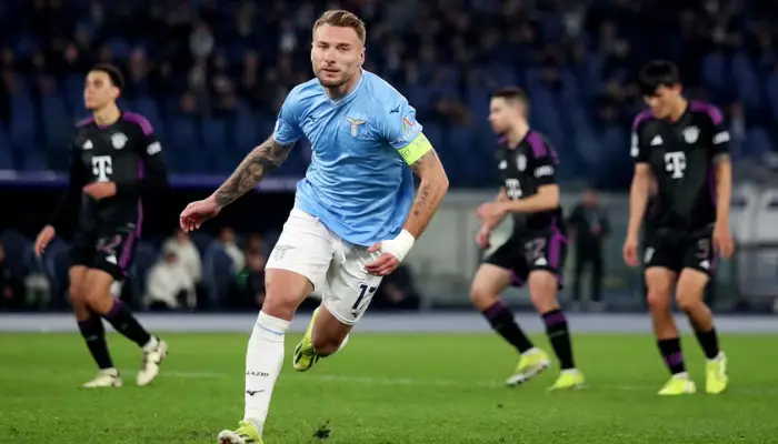 Immobile ghi bàn thắng duy nhất giúp Lazio khép lại trận lượt đi với lợi thế trong tay.