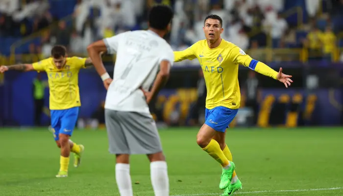 Ronaldo ấn định chiến thắng tưng bừng cho Al-Nassr bằng cú hattrick trong hiệp 2.