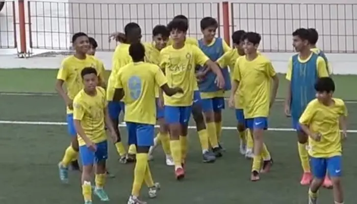 Cristiano Jr đóng góp 1 bàn thắng giúp Al-Nassr lên ngôi vô địch U13 Ả Rập.