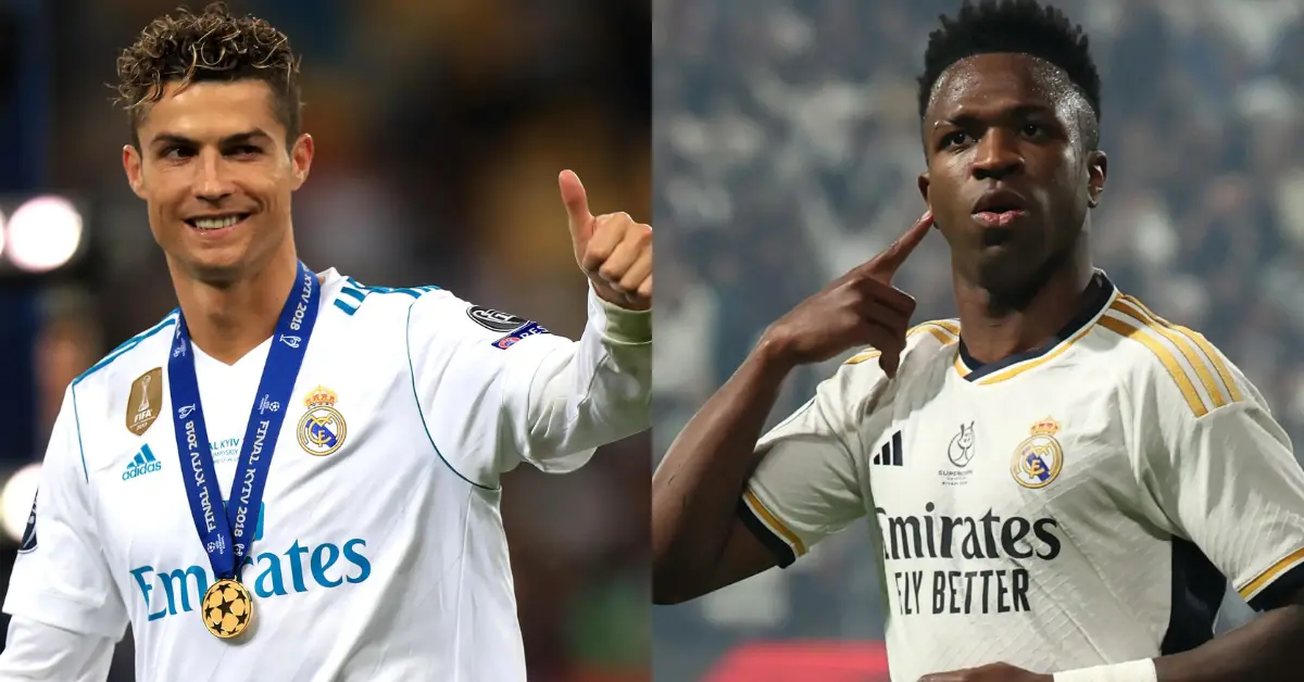 Hủy diệt Barcelona, Vinicius Jr tri ân Cristiano Ronaldo ngay trên sân nhà CLB Al-Nassr