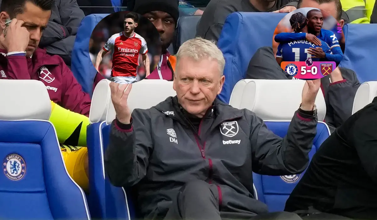 West Ham thua đau trước Chelsea, David Moyes đổ lỗi cho sao Arsenal