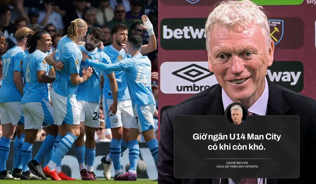 Man City có gì mà khiến David Moyes sợ cả đội U14?