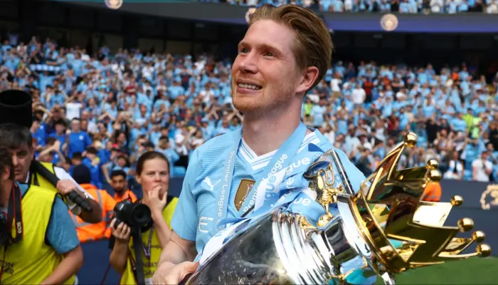 De Bruyne đã giúp Man City giành được vô số vinh quang