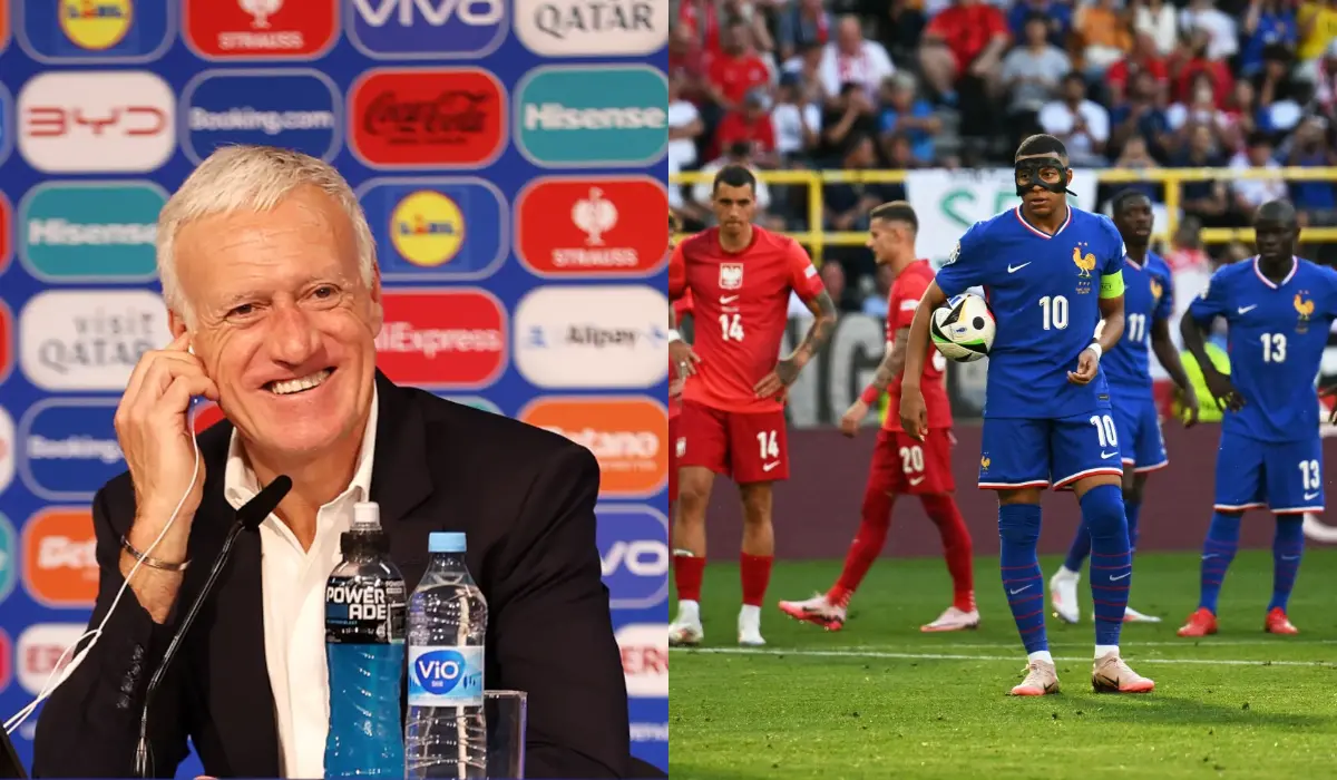 Deschamps vui ra mặt vì Pháp cầm hòa Ba Lan