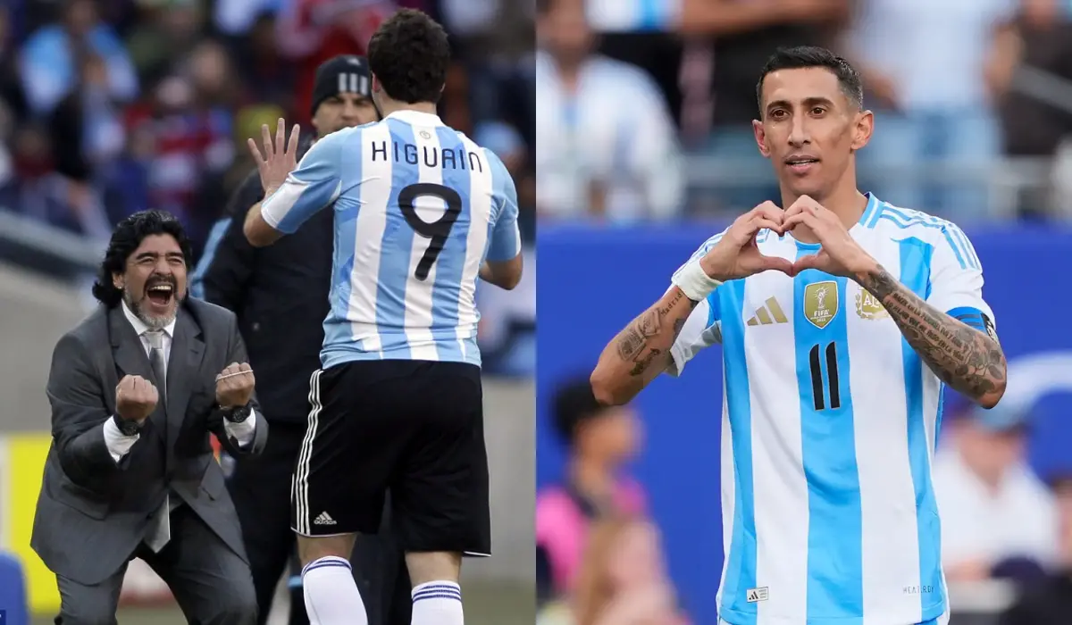 Messi im lặng nhìn Di Maria vượt mặt Maradona