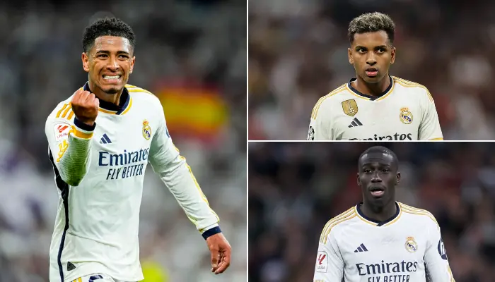 Bellingham, Rodrygo và Mendy là 3 cầu thủ mới nhất của Real Madrid gặp chấn thương.