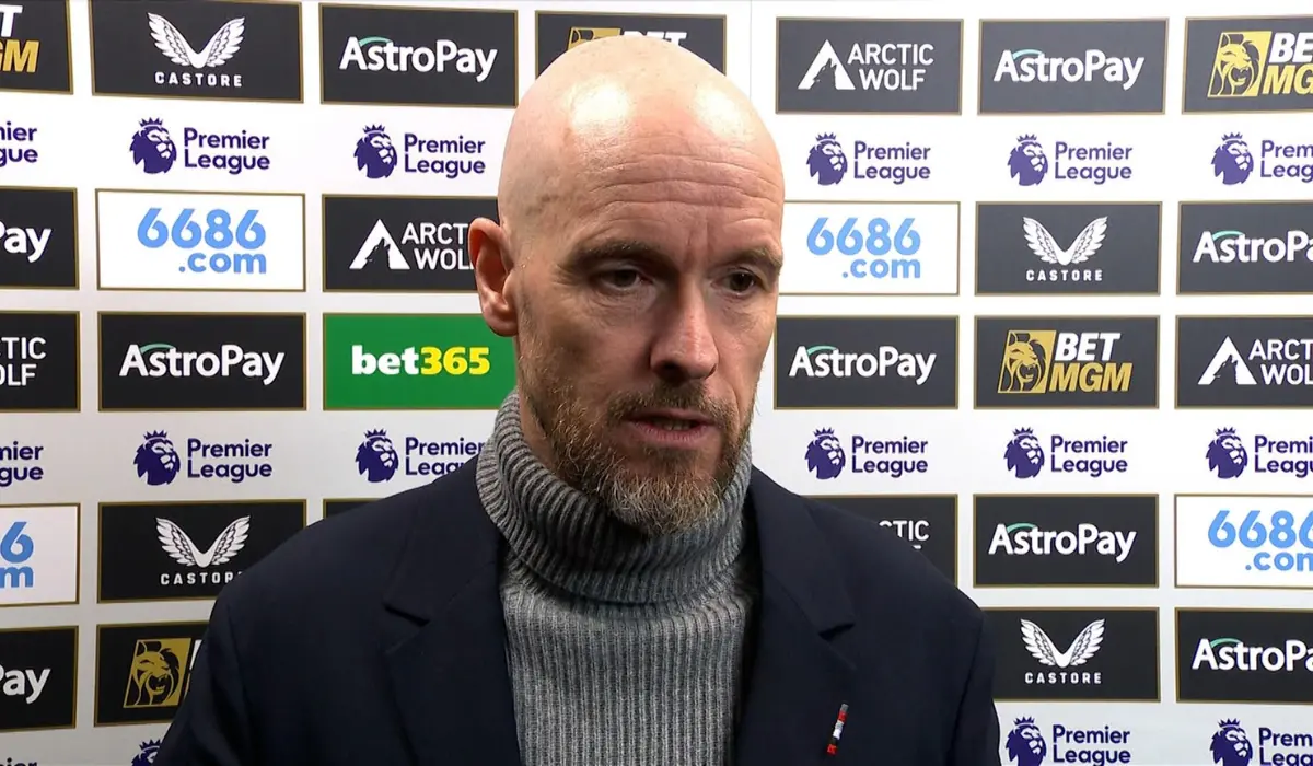 Erik ten Hag chỉ ra điều không hài lòng sau chiến thắng khó tin trước Wolves