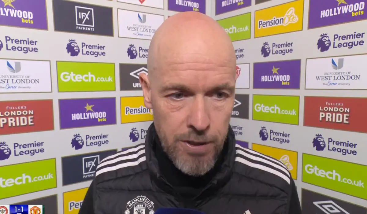 Erik ten Hag tức giận, chỉ trích Man United 'không xứng đáng thắng'