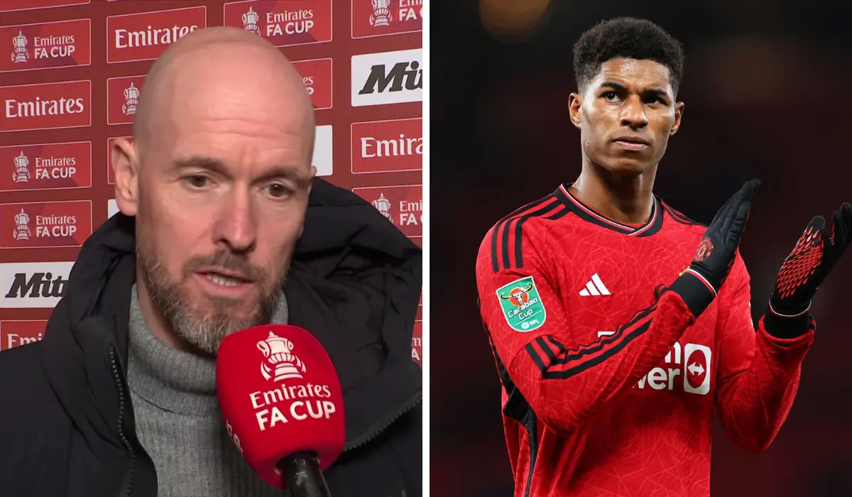 Erik ten Hag liên tục từ chối trả lời về trường hợp gây tranh cãi của Rashford