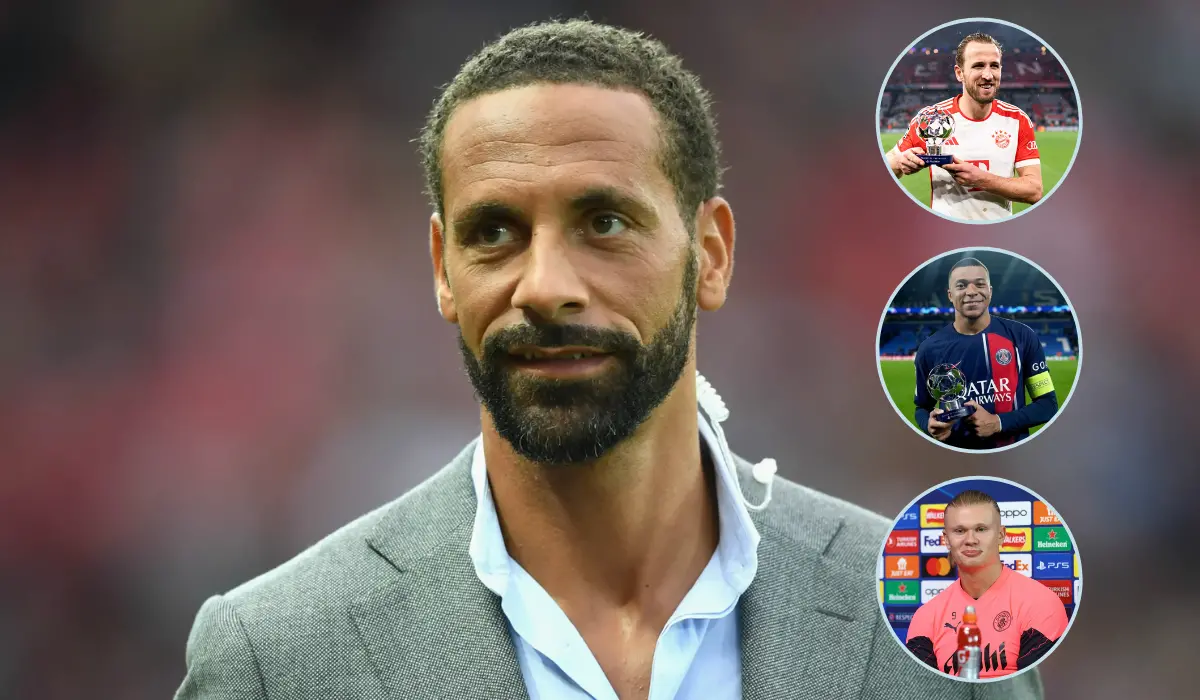 Rio Ferdinand chỉ mất đúng 1 giây để chọn ra người hay nhất giữa Kane, Mbappe và Haaland