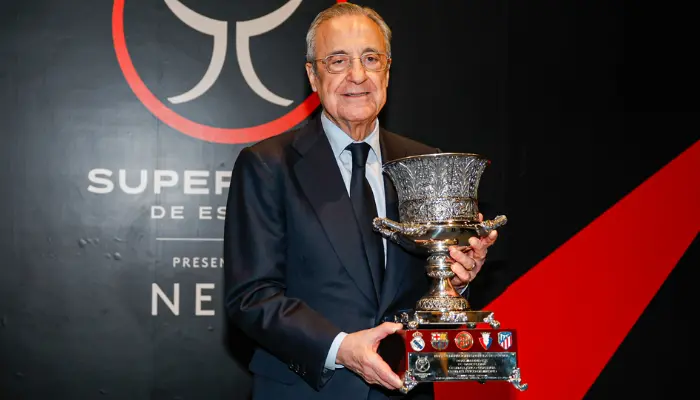 Chủ tịch Florentino Perez Siêu cúp Tây Ban Nha