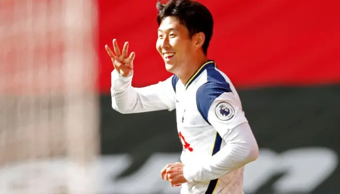 Son Heung-min lập cú Poker