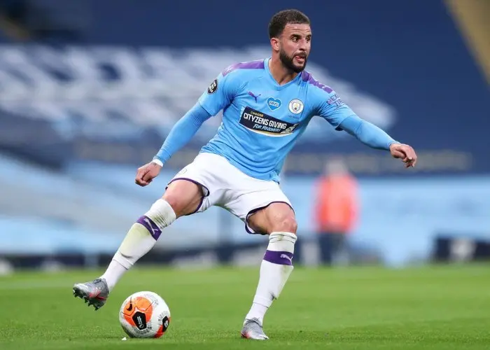 hậu vệ cánh phải của Man City Kyle Walker