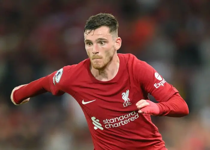 hậu vệ của Liverpool Andy Robertson