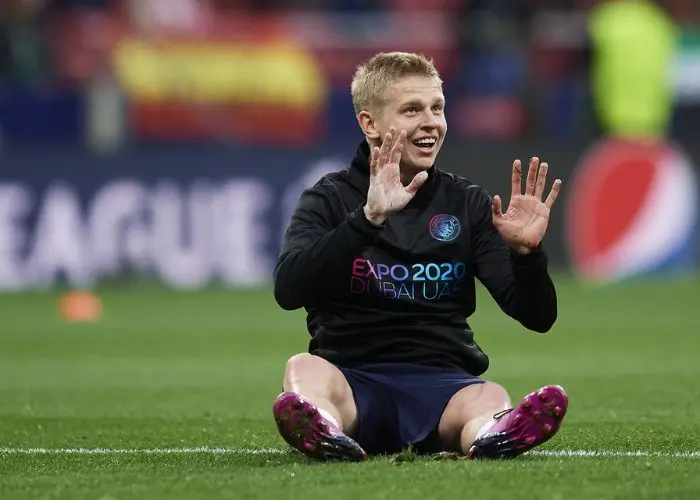 hậu vệ trái Arsenal Oleksandr Zinchenko