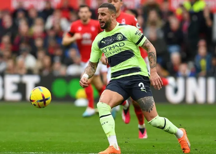 hậu vệ của Man City Kyle Walker