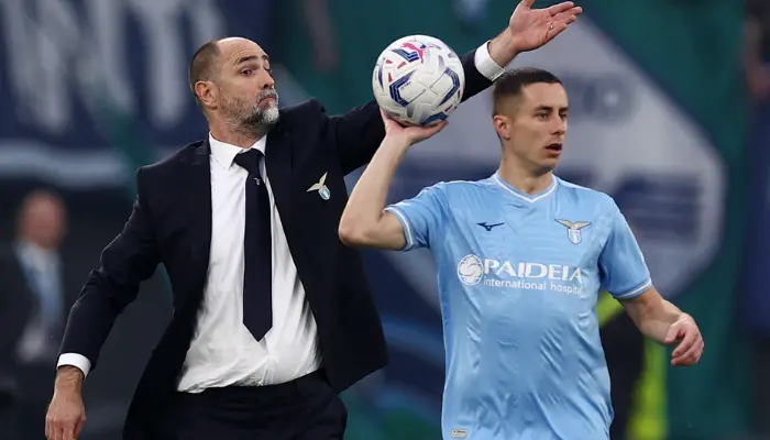 HLV Igor Tudor và cầu thủ Lazio