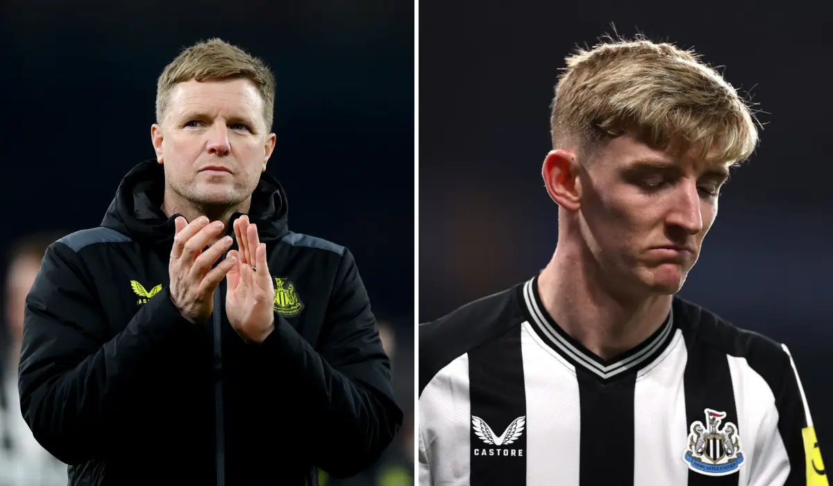 Eddie Howe chua xót chia sẻ về chấn thương của Anthony Gordon sau trận thua Chelsea