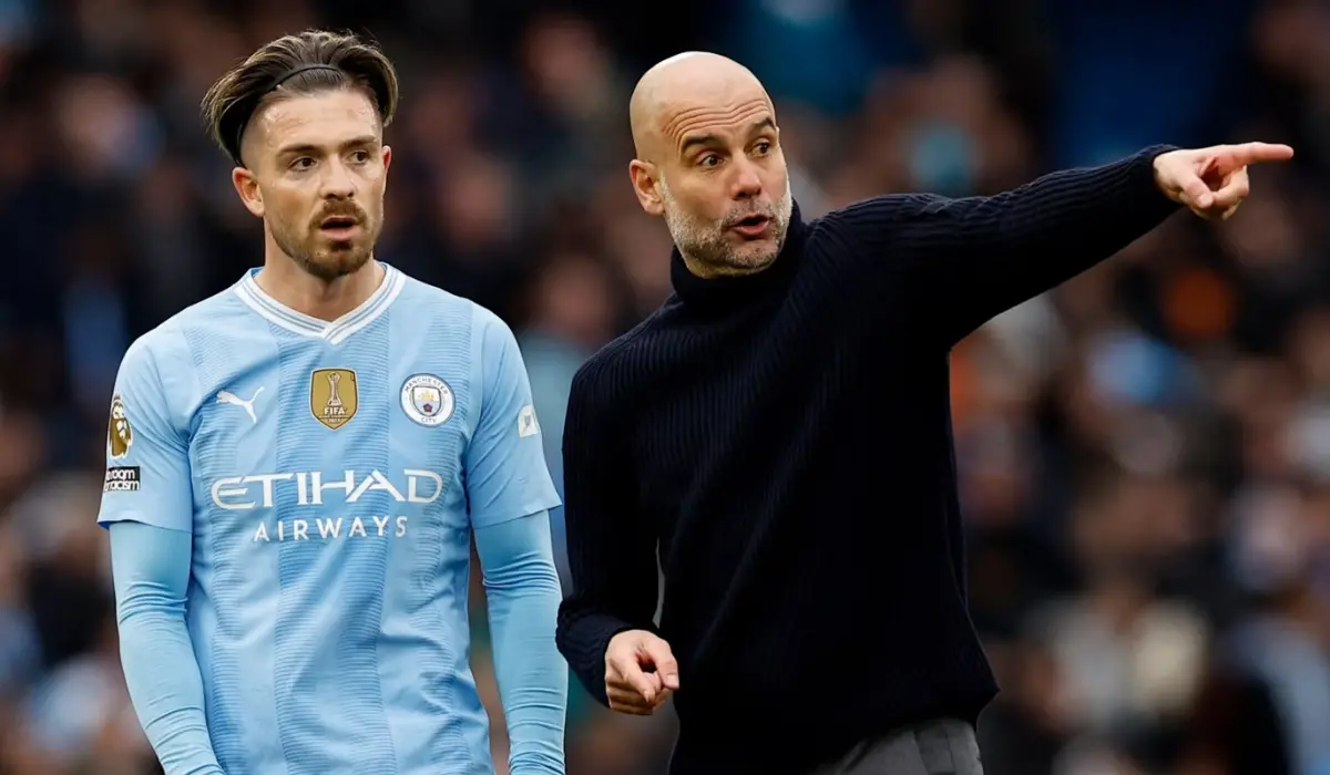 Pep Guardiola gây tranh cãi vì tình huống 'răn đe' Jack Grealish sau trận đấu