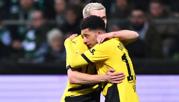 Sancho có bàn thắng đầu tiên sau khi trở lại Dortmund vào cuối tuần qua.