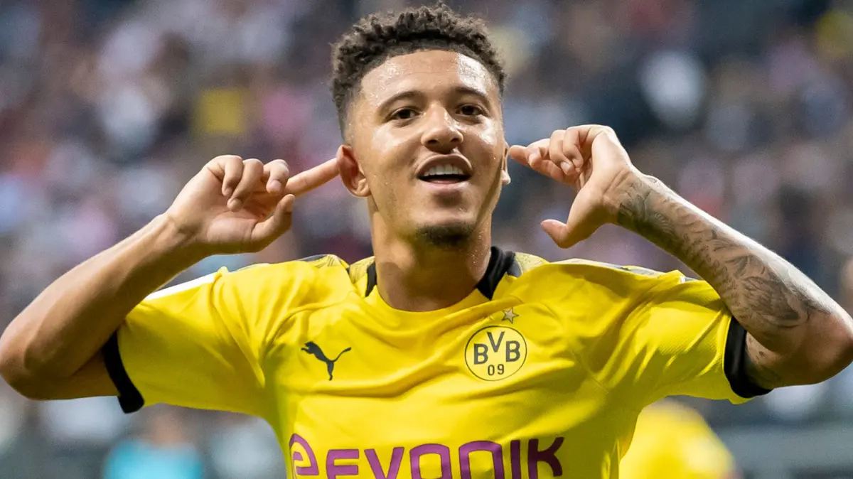 Jadon Sancho trong màu áo Borussia Dortmund