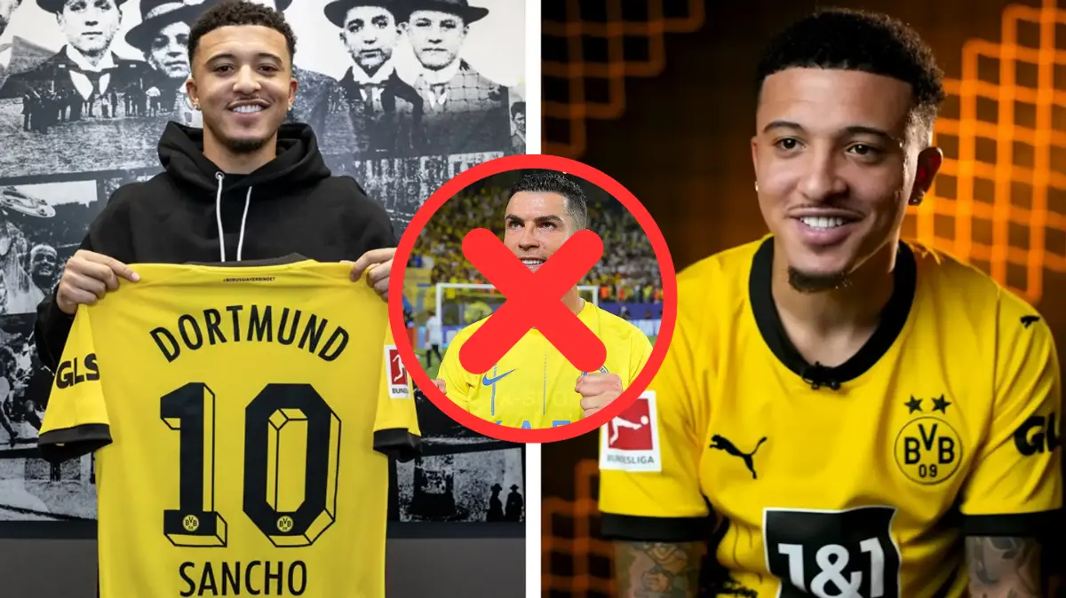 Không phải Ronaldo, Jadon Sancho bất ngờ tiết lộ thần tượng thuở bé trong ngày trở về Dortmund