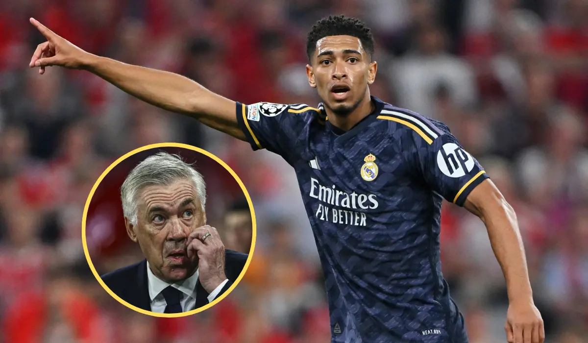 HLV Ancelotti 'chê' Jude Bellingham sau trận hòa hú vía trước Bayern Munich