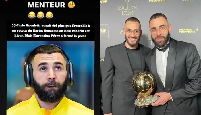 Anh trai Karim Benzema phủ nhận thông tin trở lại Real Madrid.