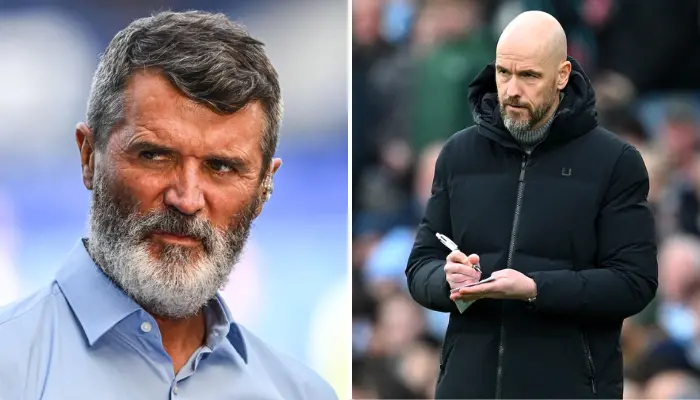 Keane và HLV trưởng Erik ten Hag