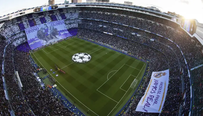 Khán đài của SVĐ Bernabeu luôn được lấp đầy  mỗi khi Real Madrid thi đấu.