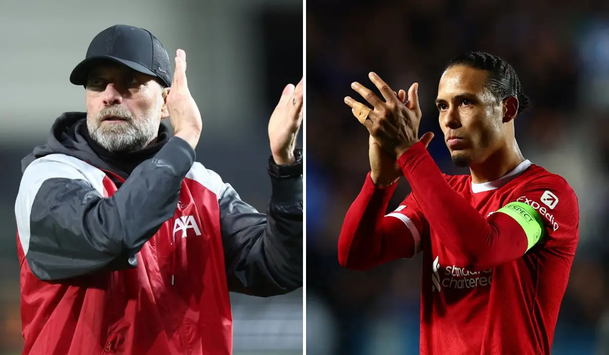 Phản ứng 'sầu não' của Klopp và Van Dijk sau khi Liverpool bị loại khỏi C2