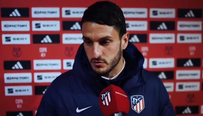 Koke xin lỗi người hâm mộ Atletico ở phần họp báo sau trận đấu.