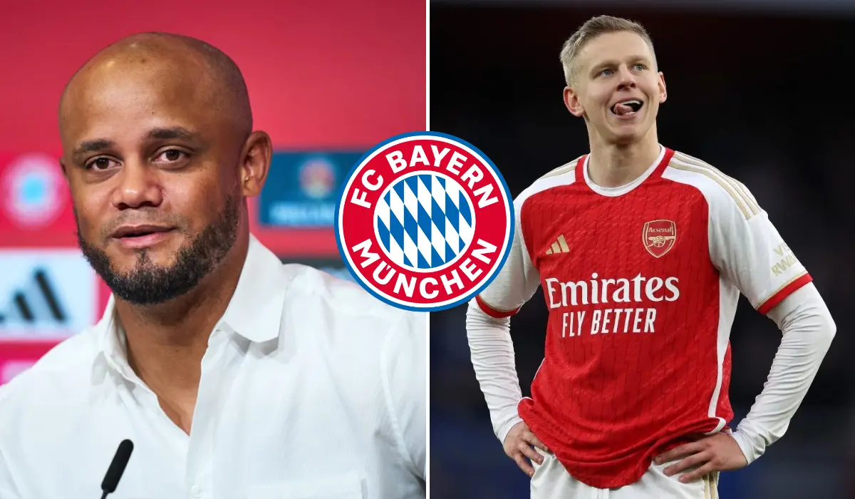 Kompany muốn mang Zinchenko về Bayern