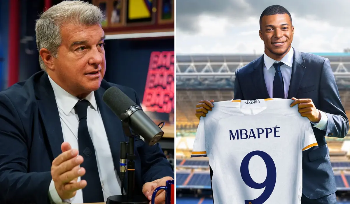 Laporta đưa ra phát biểu 'hạ thấp' Real Madrid sau thương vụ Mbappe