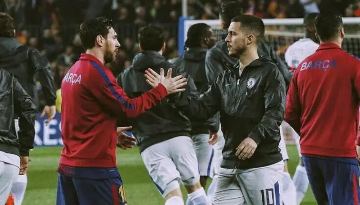 Hazard tin rằng Messi chính là cầu thủ vĩ đại nhất thế giới.